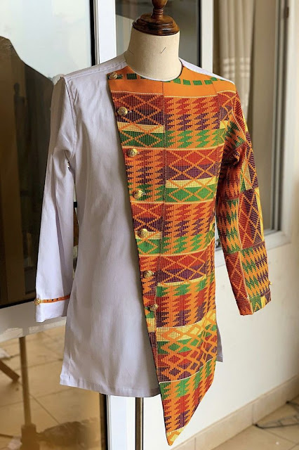 Men Kente Styles for Church Wears