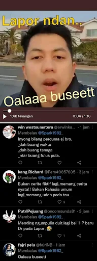 giliran sampe polres bukannya dilayani terus diterima laporane terus diproses Lapor Ndan.... Oalaaa buseett !!! 😂😁