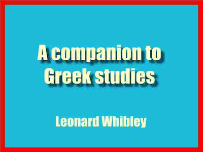 A companion to Greek studies