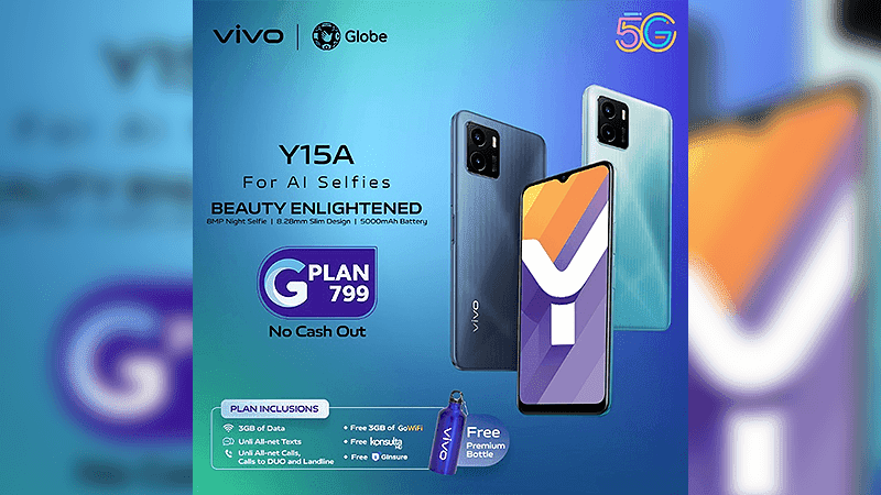 vivo Y15A now available via Globe GPlan 799 Postpaid plan