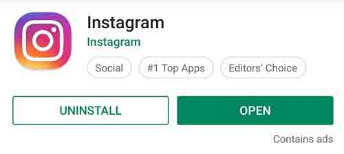 حل مشكلة تسجيل الخروج من Instagram