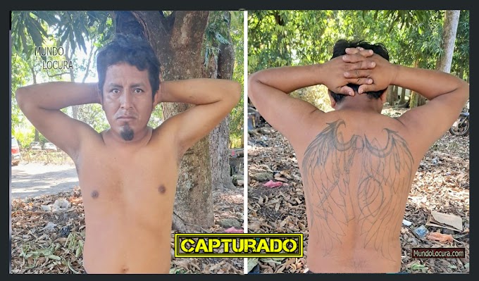 El Salvador: Capturan al pandillero alias «Wily» tras intentar ocultar sus tatuajes alusivos a la pandilla 18S para huir de la Justicia
