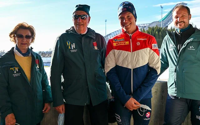 King Harald, Queen Sonja and Crown Prince Haakon