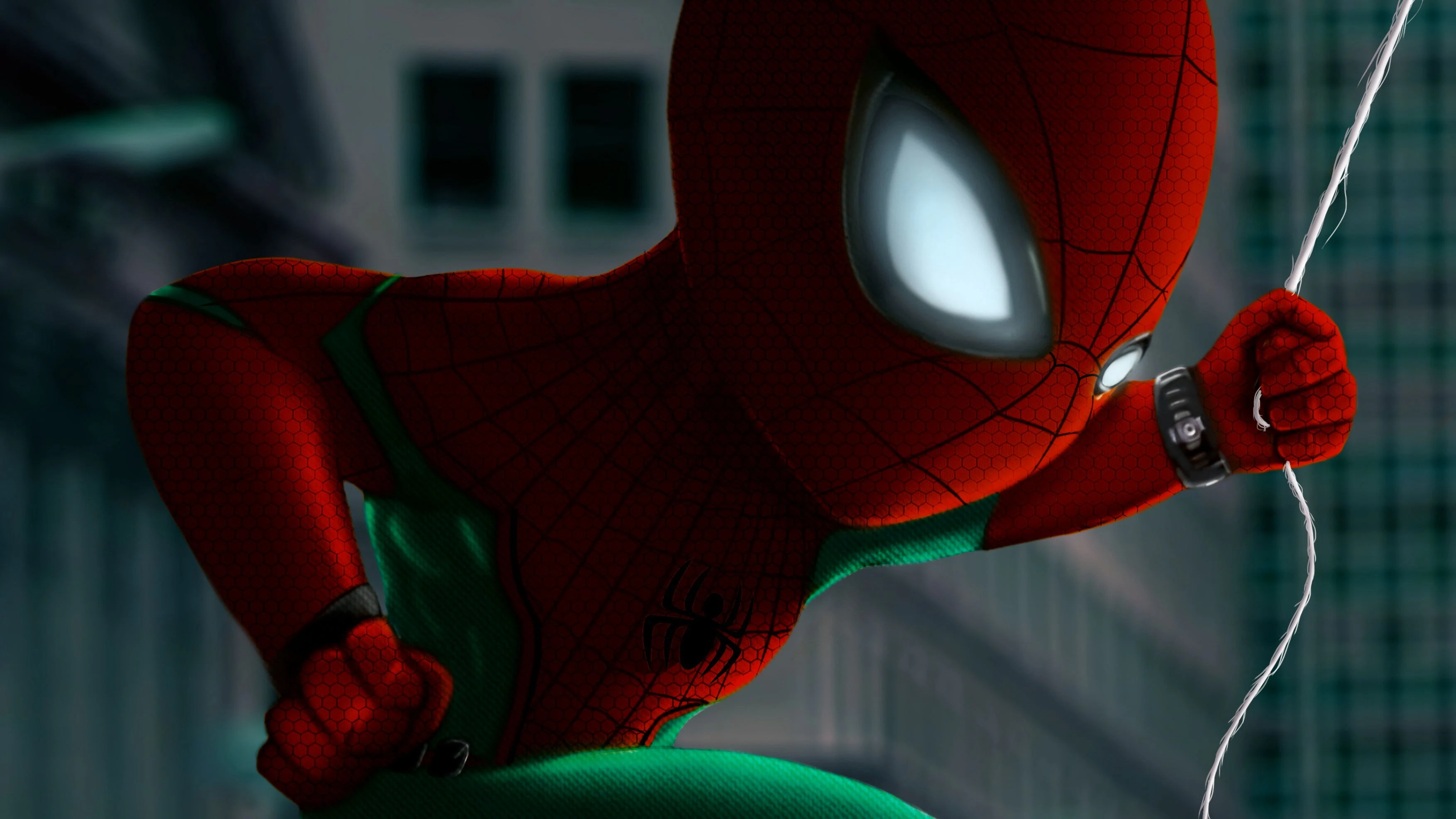 HD wallpaper: spiderman, closeup, artwork, hd, 4k, behance, artist, digital art