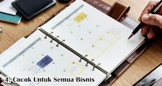 Cocok Untuk Semua Bisnis merupakan salah satu manfaat dan kelebihan menjadikan buku agenda sebagai souvenir tahun baru