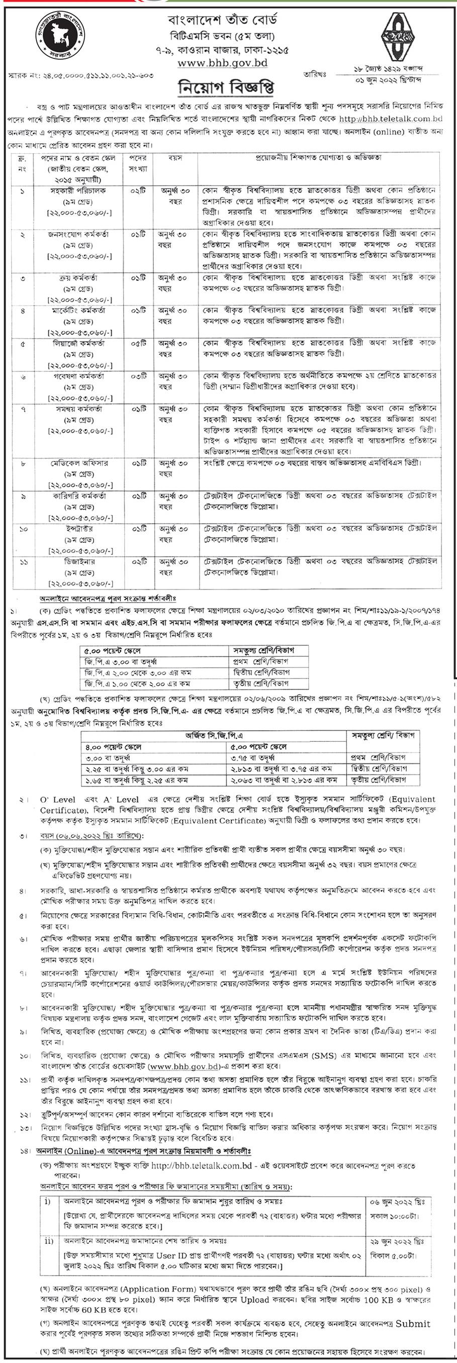 Today Newspaper published Job News 03 June 2022 - আজকের পত্রিকায় প্রকাশিত চাকরির খবর ০৩ জুন ২০২২ - দৈনিক পত্রিকায় প্রকাশিত চাকরির খবর ০৩-০৬-২০২২ - আজকের চাকরির খবর ২০২২ - চাকরির খবর ২০২২-২০২৩ - দৈনিক চাকরির খবর ২০২২ - Chakrir Khobor 2022 - Job circular 2022-2023