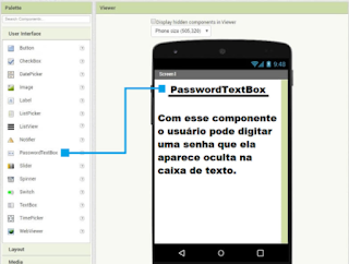 Componentes app inventor