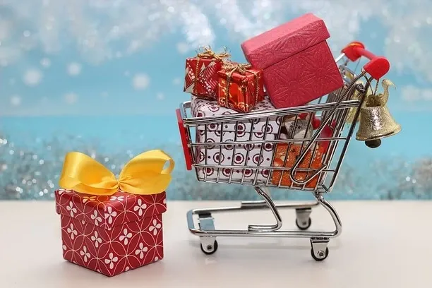 Christmas Online Shopping Cart