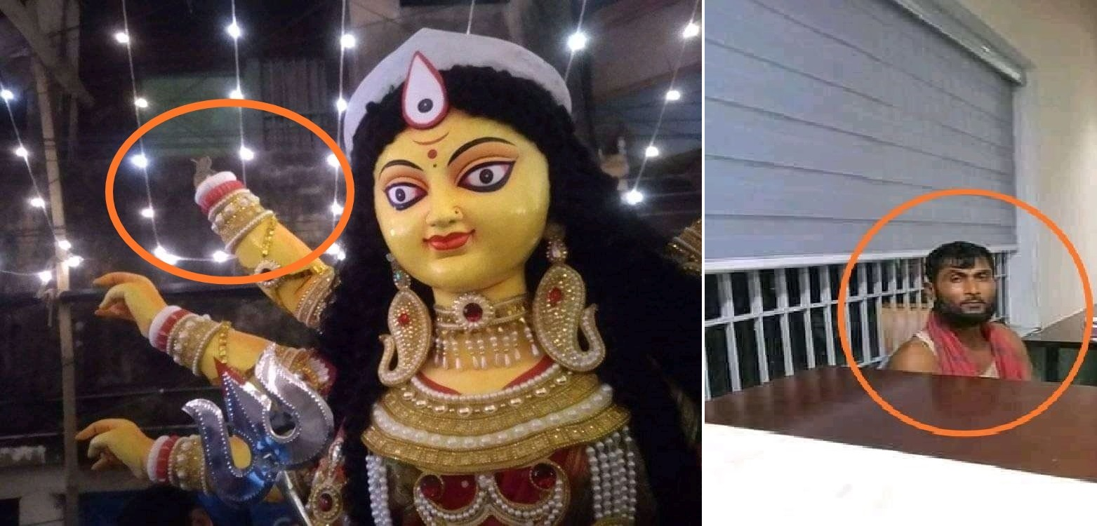 Iqbal and two others held for vandalizing Durga idol, multiple incidents of idol vandalism ahead of Puja in Bangladesh