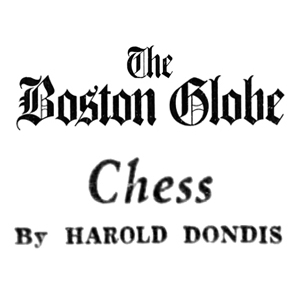 The Boston Globe, Chess by Harold Dondis