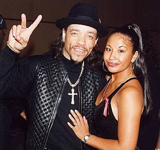 Darlene Ortiz with her ex-boyfriend Ice-T