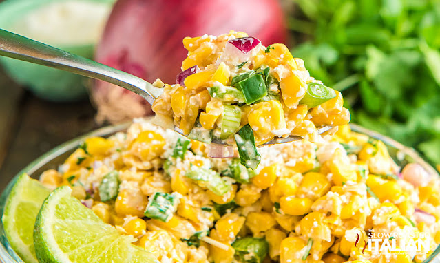 side dish for chicken - mexican corn salad