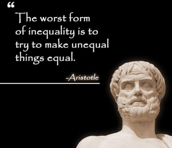 Unequal things are not equal