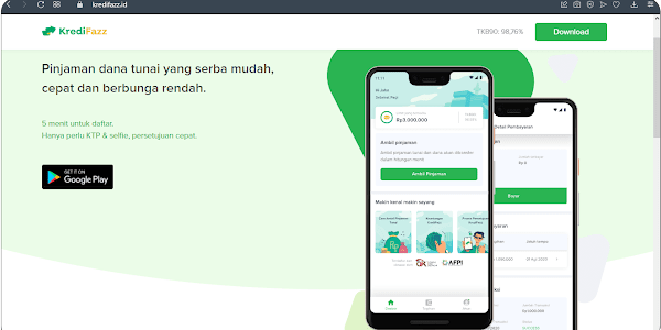 KrediFazz Pinjaman Online : Penjelasan, Bunga, Tenor & Review