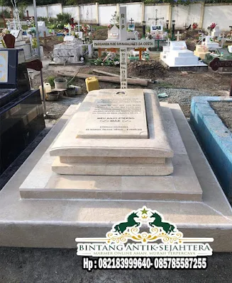 DAFTAR HARGA 20 JENIS KIJINGAN MAKAM MARMER GRANITE TERLARIS BERIKUT NISAN NYA