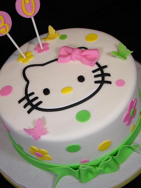 pictures of hello kitty cake