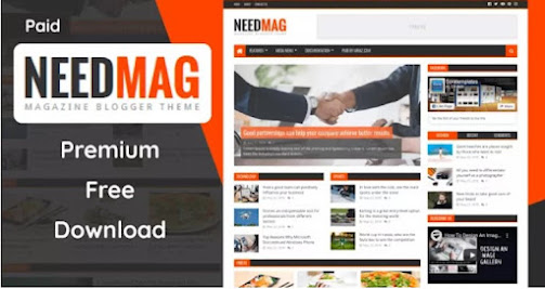 Premium Need Mag Blogger Template (Download Free)