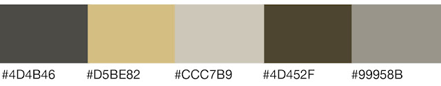 Pewter (#CCC7B9) Monochromatic Color Theme
