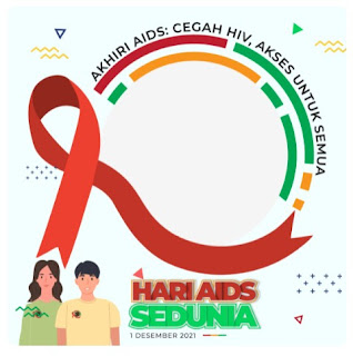 twibbon ucapan hari aids sedunia 2021 - kanalmu