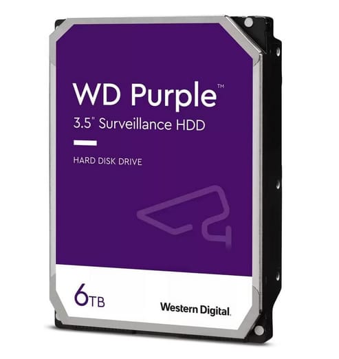 Western Digital 6TB WD Purple Internal Hard Drive HDD