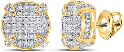 Cheap Gold Diamond Earrings For Men and Women