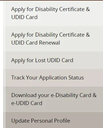 UDID Card Apply Application Form Online