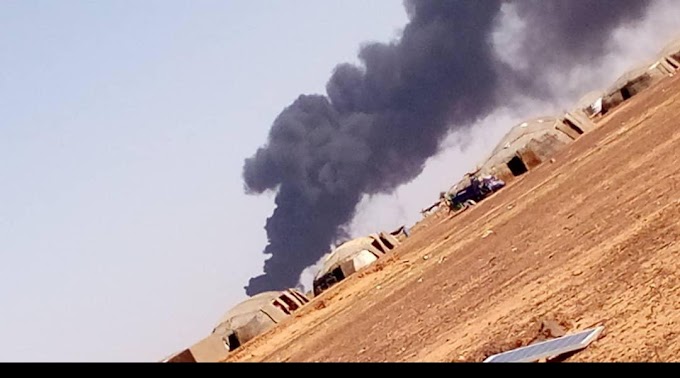Un avión militar de carga se incendia en el aeropuerto de Gao, norte de Mali