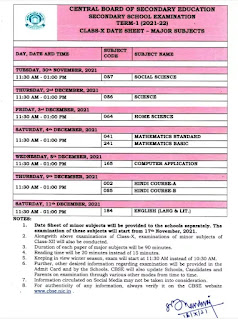 CBSE 10th Exam Schedule: सीबीएसई 10वीं बोर्ड का टाइम-टेबल जारी, जानिए कब-कब होगा पेपर होगा?