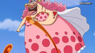 ワンピースアニメ WCI編 854話 ビッグマム | ONE PIECE ホールケーキアイランド編