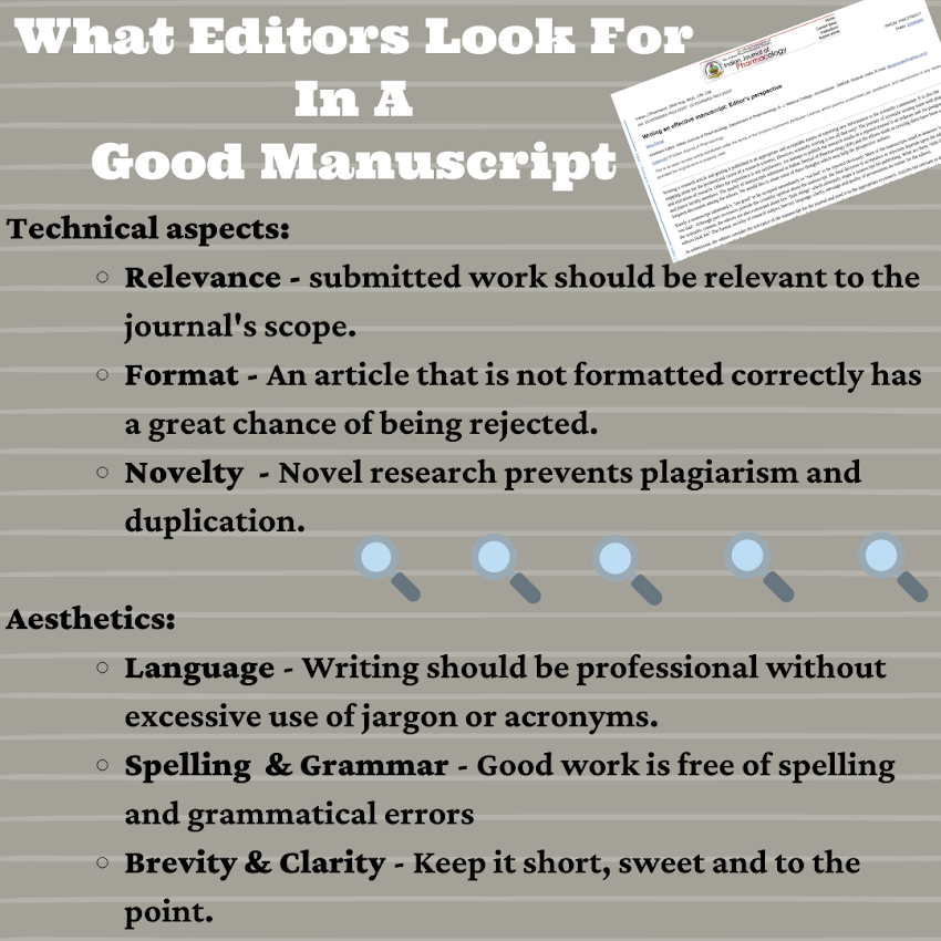 What Editors Look For In a Good Manuscript?