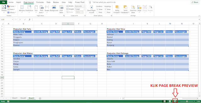 Cara Mencetak atau Print Area Tertentu di Microsoft Excel