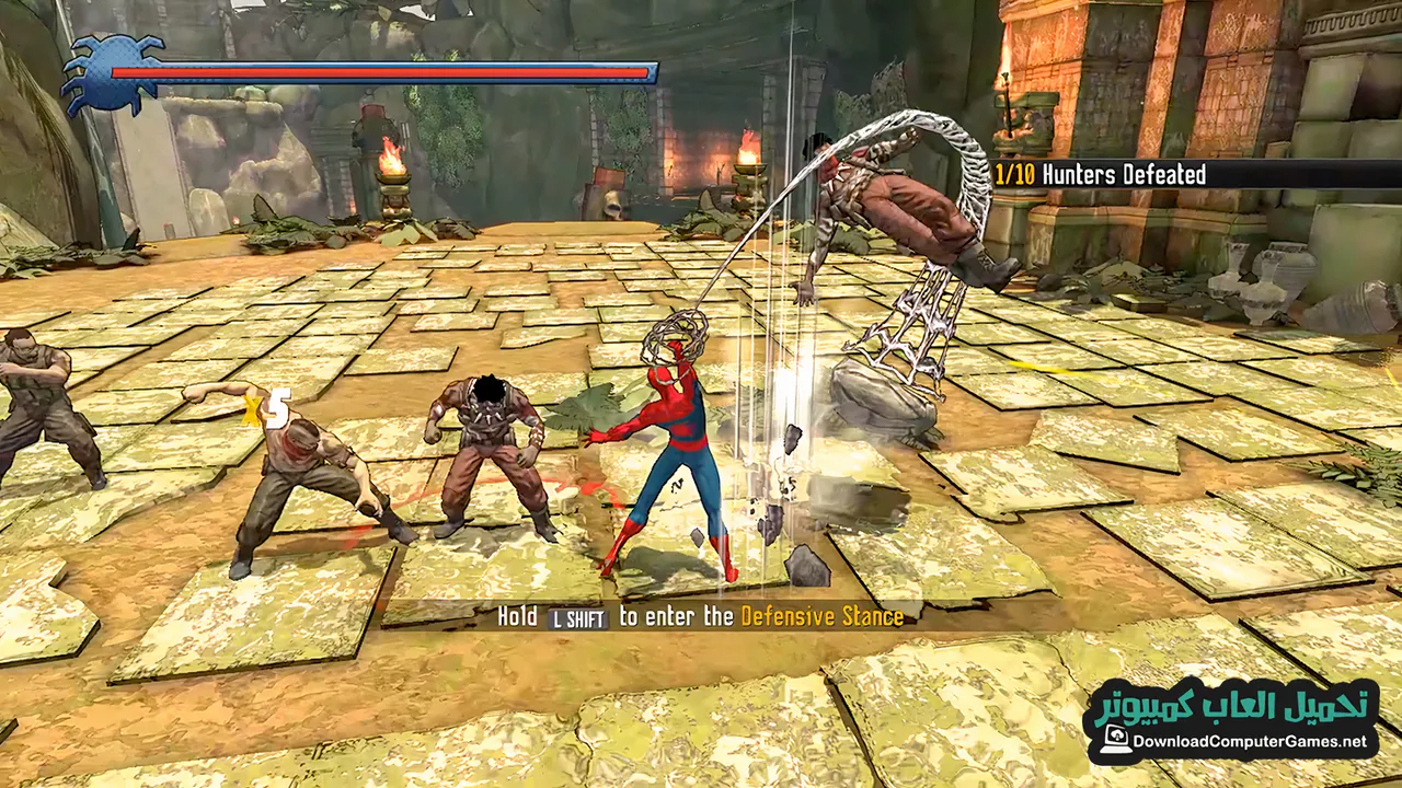 تحميل لعبة Spider Man Shattered Dimensions مضغوطة برابط واحد