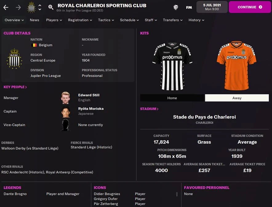 Royal Charleroi Sporting Club FM22