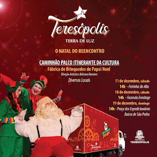 Programação de Natal em Teresópolis tem vídeo mapping neste fim de semana