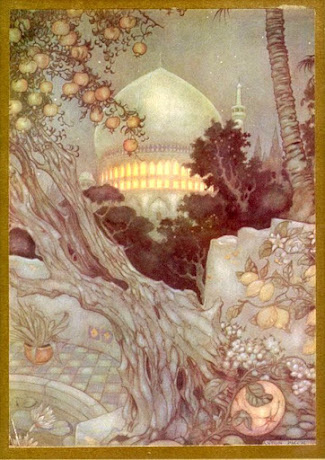 From Anton Pieck's Arabian Nights book  illustrations