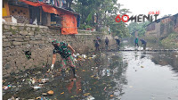 Ceceran Sampah di Sungai Cicadas, Dansub 09 Sektor 22 Peltu Ihwan : Cermin Fasilitas Tampungan Sampah Kurang