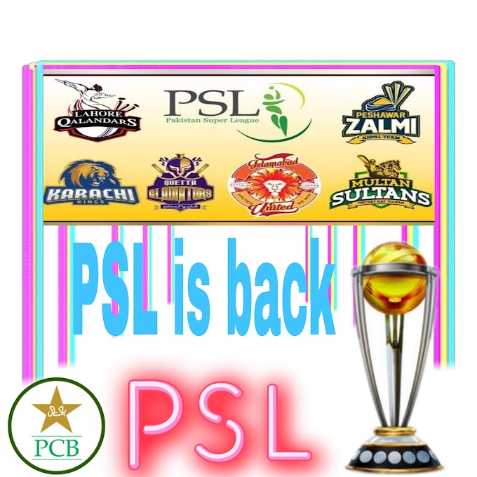 Cricket Fans! The PSL Is Back! with great intertanment and excitement in |2021,2022|