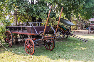 Old carriages, Lampang