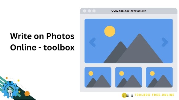 Write on Photos Online - toolbox