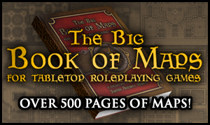 Big Book of Maps for Tabletop Roleplaying Games Hardcover Book