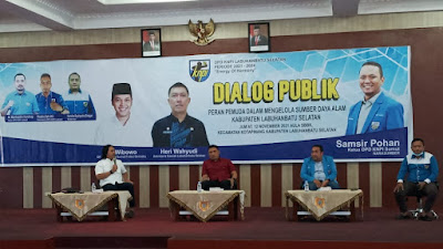 DPD KNPI Kabupaten Labuhanbatu Selatan Gelar Dialog Publik .