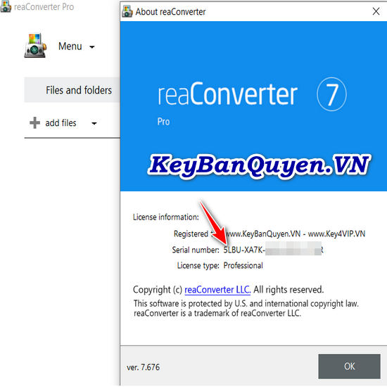 Bán key REACONVERTER PRO 7 Full, Phần mềm chuyển đổi qua lại hàng ngàn định dạng File.