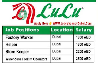 Jobs Vacancy In LuLu Hypermarket 2021/22 Apply Online Now