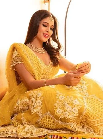 Lavanya Tripathi Yellow Outfit