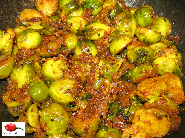 Brussels Sprout Sabji