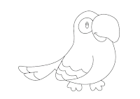 Coloring pages of parrots to print for free