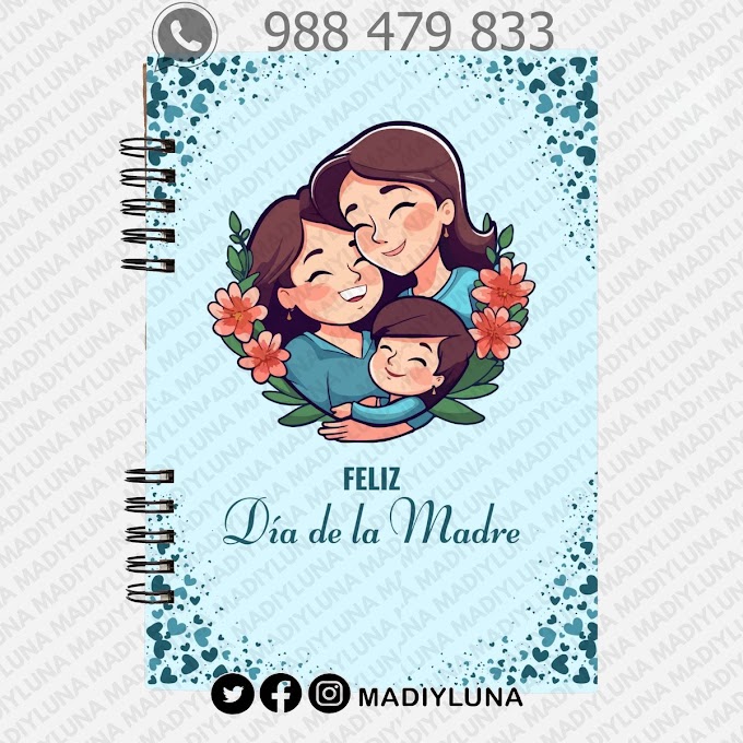 💙 Cuaderno 'Día de la Madre' - Mamá Azul