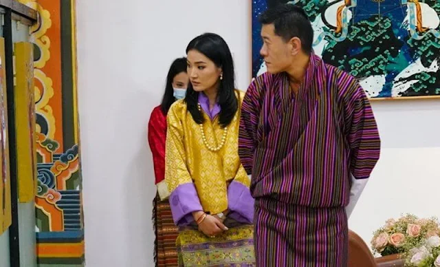 King Jigme Khesar Namgyel Wangchuck and Queen Jetsun Pema attended the formal inauguration of the A5-JKW Drukair Aircraft