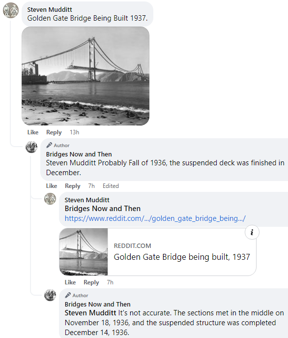 Industrial History: 1937 Golden Gate Bridge at San Francisco, CA