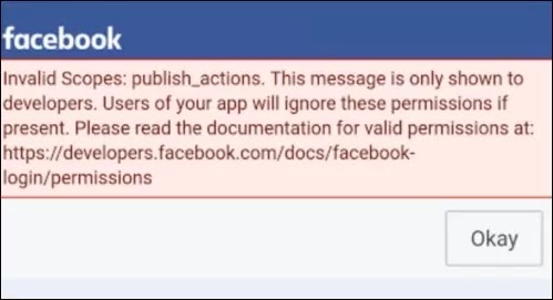How To Fix Facebook Invalid Scopes: Publish_actions This Message is Only Shown To Developers Users Problem Solved